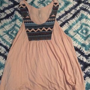 Aztec tank top size large